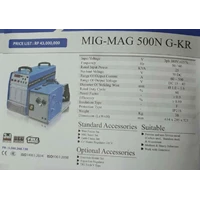 Mesin Las Mig Mag 500n G-KR Multipro