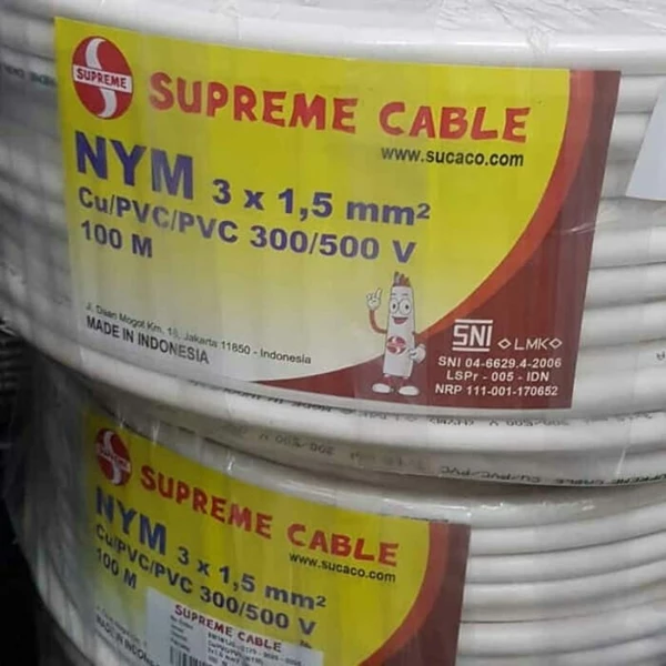 kabel listrik NYM 3 x 1.5 Supreme