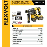 hand drill machine FLEXVOLT DCH333X2