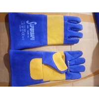 Welding glove sfety blue supersafe