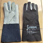 14in Jeans Leather Welding Gloves 1